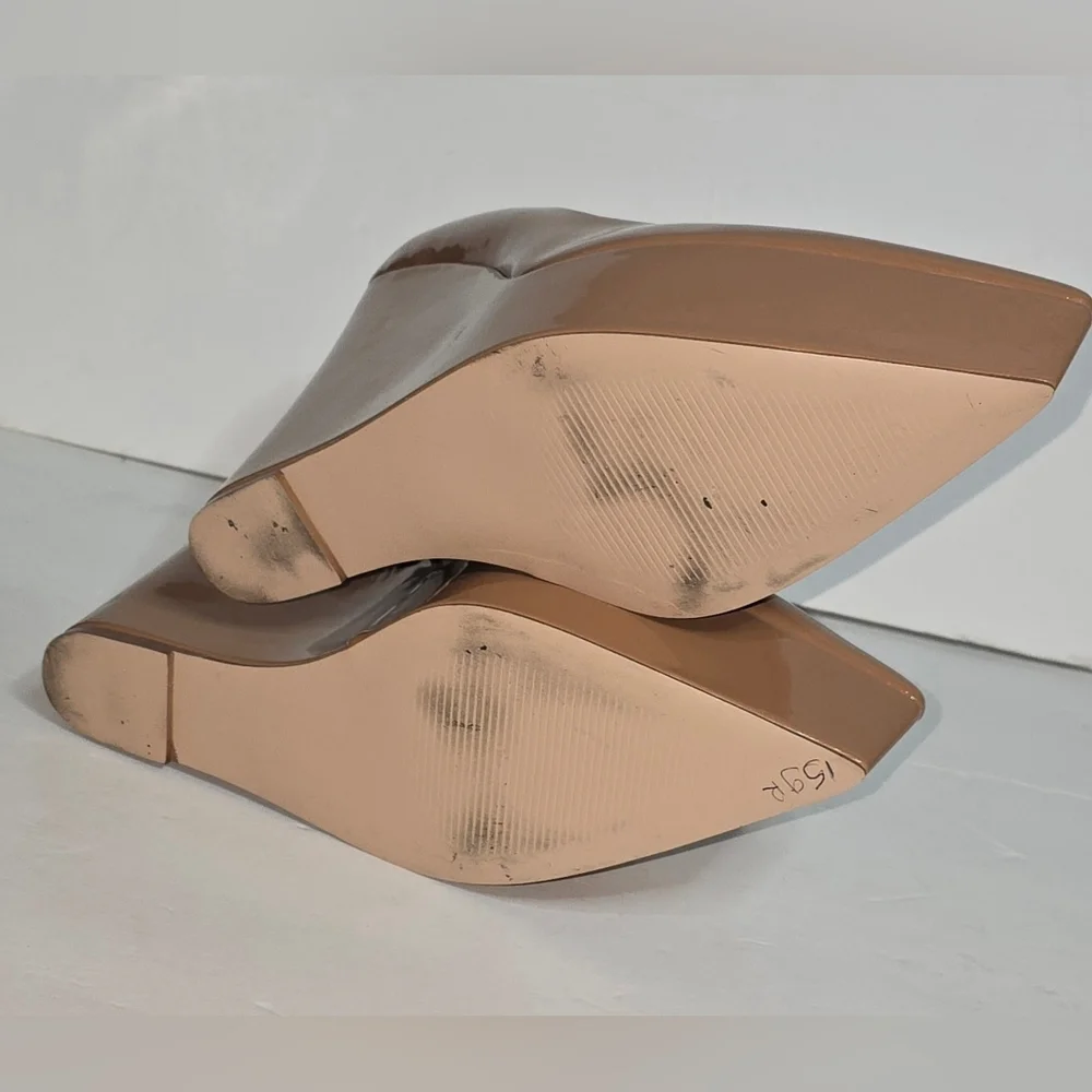 Steve Madden Platforms Women's Ladonna Tan Khaki Wedge Heels Size 9.5